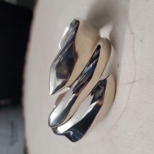 Sterling Silver 925 Cuff Style Bangle Bracelet